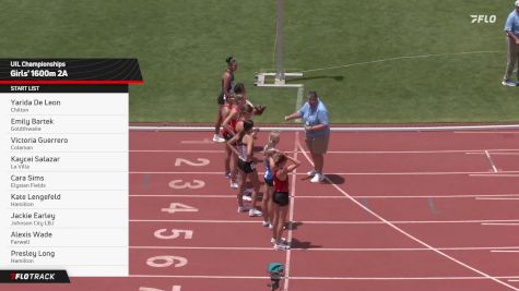 High School Girls' 1600m 2A, Finals 1