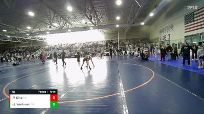 105 lbs Quarterfinal - Payton King, TW Wrestling vs Jackson Workman, Top Of Utah