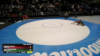 175 lbs Cons. Round 2 - Easton Branin, Spanish Fork vs Lisiate Valeti, Springville