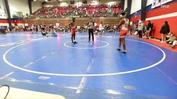 140 lbs Consi Of 8 #2 - MyKale Thomas, Fort Gibson vs Marlon Ellis, Tulsa Union