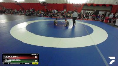 60-66 lbs Round 2 - Julian Crennell, Wisconsin vs Caleb Schmitz, Monroe Wrestling Club