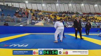 RODRIGO FRANCO DA SILVA vs THIAGO PARREIRA MATOS 2026 FPJJ Campeonato Paulista