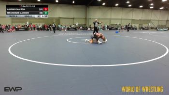 85 lbs Rr Rnd 1 - Kaygan Walton, Super Girls 7-12 vs Mackenzie Amidon, Girls With Grit 7-12