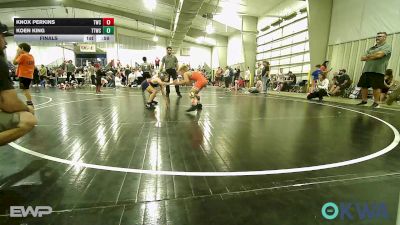 67 lbs Final - Knox Perkins, Tahlequah Wrestling Club vs Koen King, Team Tulsa Wrestling Club