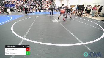 Quarterfinal - Teddy Buckskin, Hilldale Youth Wrestling Club vs Tristan Mowdy, Checotah Matcats