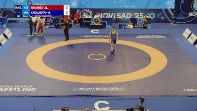 74 kg 1/8 Final - Magomed Khaniev, Azerbaijan vs Grigor Cholakyan, Armenia