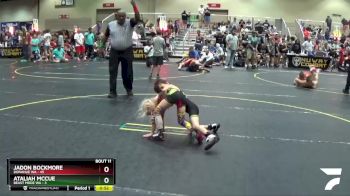 46 lbs Round 4 (6 Team) - Jadon Bockmore, Donahue WA vs Ataliah McCue, Beast Mode WA