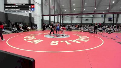 Junior Boys FS - 132 lbs Cons. Round 4 - Creed Wright, WA vs Joseph Guardado, CA