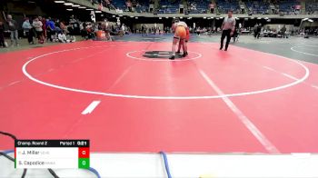 215 lbs Champ. Round 2 - Jack Miller, St. Charles East vs Santino Capodice, Minooka