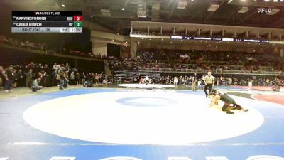 126 lbs Champ. Round 1 - Parwiz Pordibi, Hiram Johnson vs Caleb Burch, West Park