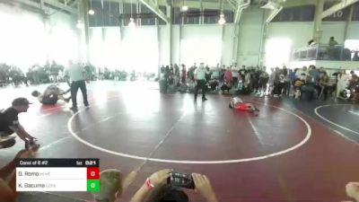 46 lbs Consi Of 8 #2 - Damian Romo, Hemet YW vs Kainoa Gacuma, Oceanside WC