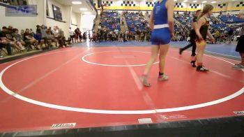 91-98 lbs Quarterfinal - Breanna Hunt, Heat vs Paisley Heflin, Pryor Tigers