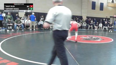 120 lbs Consi Of 8 #2 - Riley Ellis, Milton vs Anthony Khalil, King Philip