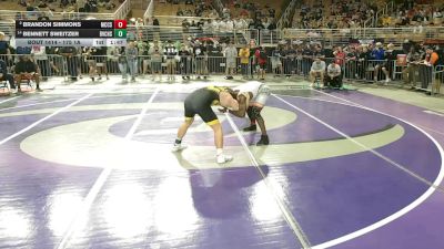 175 1A Semifinal - Bennett Sweitzer, Bishop Verot vs Brandon Simmons, Miami Carol City Senior