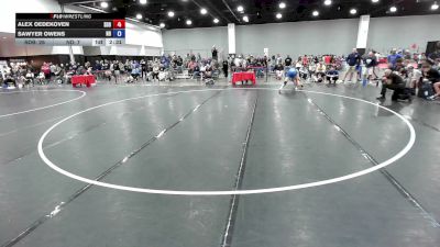 150 lbs Alex Oedekoven, South Dakota Blue vs Sawyer Owens, Team North Dakota