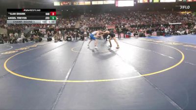 5A 120 lbs Champ. Round 1 - Ilan Shank, Nampa vs Angel Treyes, Jerome