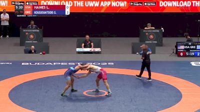 79 kg Quarterfinal - Levi Haines, USA vs Georgios Kougioumtsidis, GRE