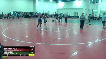 215 lbs Round 1 (10 Team) - Benjamin Tule, Tomahawk Wrestling Club vs Abdur Bey, Somerset Academy