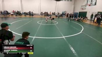 90 lbs Cons. Round 3 - Urijah Grover, Sheridan Wrestling Club vs Dominic Gardea, Wyoming