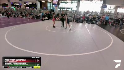 92 lbs Quarterfinal - Audrey Cunningham, Gracie Barra Westchase Wrestling Club vs Arri`Anna Gonzalez, ReZults Wrestling