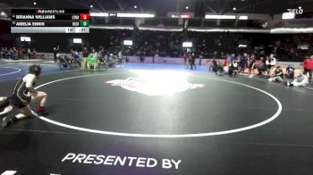 Girls 135 lbs Cons. Round 4 - Brianna Williams, Lynnwood (Girls) vs Amelia Ennis, Richland (Girls)