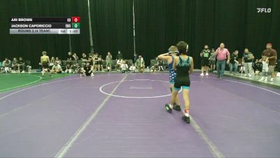 68 lbs Round 2 (4 Team) - Jackson Caporiccio, Empire WC vs Ari Brown, Kraken Black
