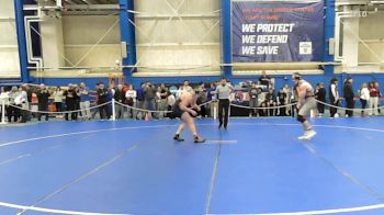 184 lbs Champ. Round 2 - Myles Leonard, Springfield vs Nuallan King, Utica