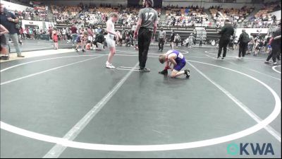 76 lbs Round Of 16 - Brendan Brawner, Chickasha Youth Wrestling vs Skyler Davis, Red Ryder Wrestling Club