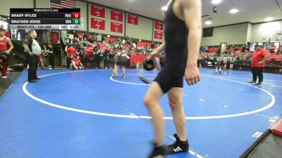155 lbs Round Of 16 - Brady Ryles, Poteau vs Brayden Jesse, Skiatook HS
