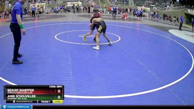 92 lbs Cons. Semi - Beaudi Shaeffer, Othello Wrestling Club vs Amir Schouviller, Hi Desert Mat Club