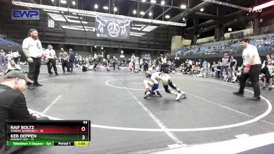 68 lbs Placement - RAIF BOLTZ, Kansas Warriors 1 vs Keb Deppen, Prodigy NDT