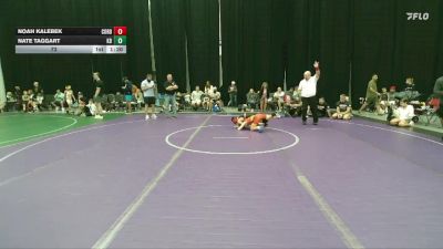 72 lbs Round 3 (6 Team) - Noah Kalebek, Cordoba Trained vs Nate Taggart, Kraken Black