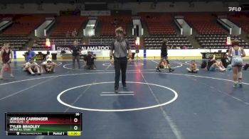 96 lbs Round 5 (6 Team) - Jordan Carringer, Ninja Elite vs Tyler Bradley, Metro All Stars