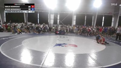 120 lbs Cons. Sub-rd Of 32 - Emilio Rodriguez, Louisville Wrestling Club vs Ryker Moskiewicz, Weigh-In Club