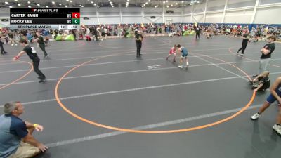 80 lbs 5th Place Match - Rocky Lee, Unattached vs Carter Haigh, Unattached