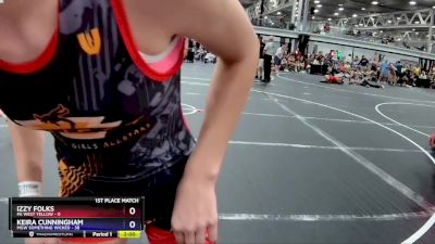 95 lbs Finals (2 Team) - Mckenzie Hodak, PA West Yellow vs Natalie Andrade, MGW Something Wicked