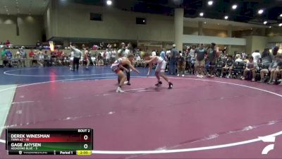 132 lbs Round 1 (6 Team) - Derek Winesman, TNWA #2 vs Gage Ahysen, Assassins Blue