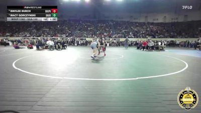 G5A-140 lbs Quarterfinal - Bintlee Burch, Sulphur-Girls vs Macy Gorczynski, Salina-Girls