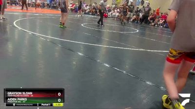 108 lbs Semis & Wb (16 Team) - Aiden Parks, Predator WC vs Grayson Sloan, Team Palmetto State