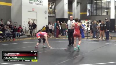 106 lbs Round 1 (16 Team) - Allison Hunter, Midwest Assassins vs Chloe Utsler, Ankeny Girls Wrestling Club