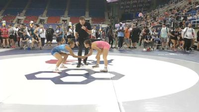 115 lbs Cons. Rd Of 64 - Giavonna Prothero, Iowa vs Gianna Cafeo, Pennsylvania