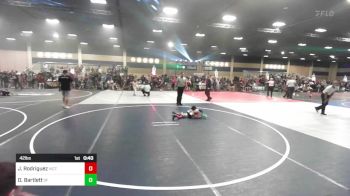 42 lbs Rr Rnd 1 - Jiovani Rodriguez, Victory Wrestling vs Dallas Bartlett, 3f