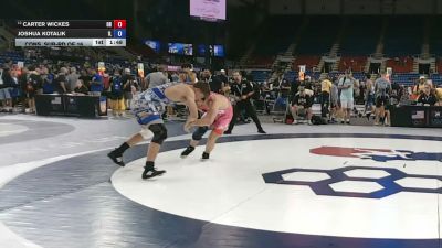 175 lbs Cons. Sub-rd Of 16 - Carter Wickes, Ohio vs Joshua Kotalik, Illinois