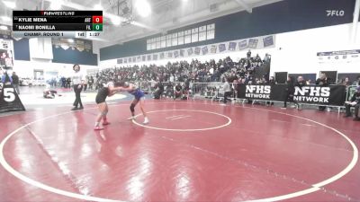 105 lbs Champ. Round 1 - Naomi Bonilla, Fillmore vs Kylie Mena, Artesia