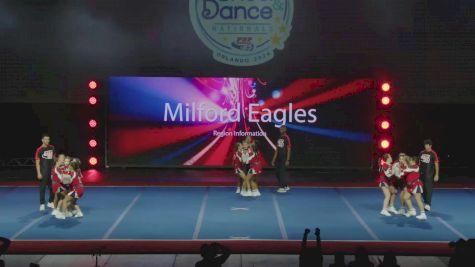 New England - Milford Eagles [2024 Southern CT Pop Warner Show Cheer 2 Pee Wee Medium Monday] 2024 Pop Warner National Cheer & Dance Championship