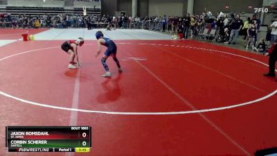 76 lbs Cons. Semi - Corbin Scherer, Sartell vs Jaxon Romsdahl, St. James