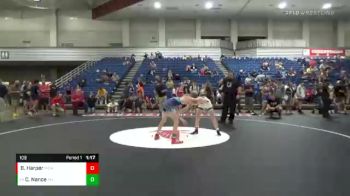 109 lbs Champ. Round 2 - Corban Nance, Anderson H.S. vs Brady Harper, Midwest Extreme Wrestling