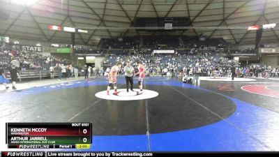 157 lbs Quarterfinal - Kenneth McCoy, Washington vs Arthur Jarrell, Askeo International Mat Club