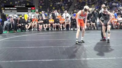 126 lbs Finals (1st & 3rd) - Isaac Wilson, Algona vs Jarrett Engel, West Delaware, Manchester