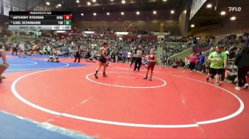 70 lbs Cons. Round 2 - Anthony Stevens, Dover Youth Wrestling Club vs Cael Schumann, Team Conquer Wrestling